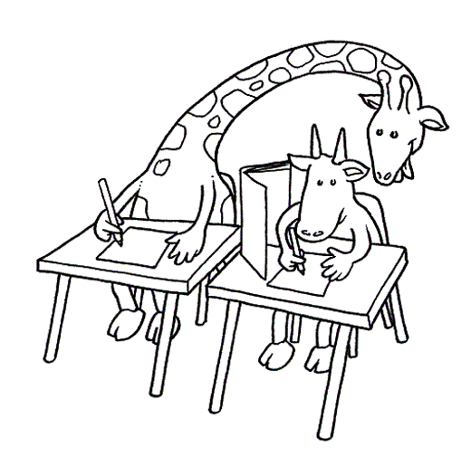 Disegni per bambini oggetti scuola