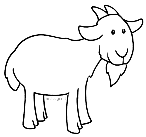 g for goat coloring pages - photo #33