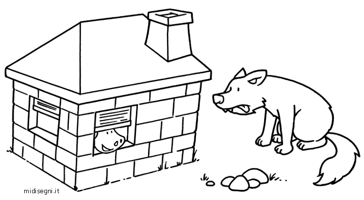 I Tre Porcellini Sequenze Da Colorare