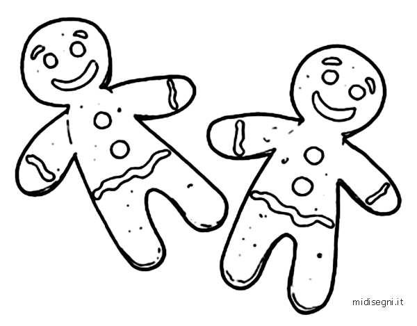 Disegni Biscotti Di Natale.Midisegni It Disegni Da Colorare Per Bambini