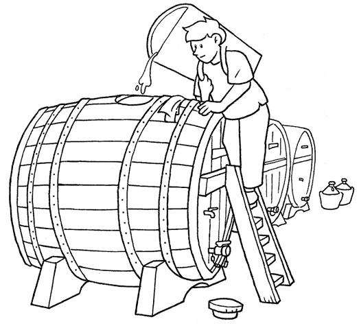 Le Fasi Della Vendemmia Disegni Da Colorare