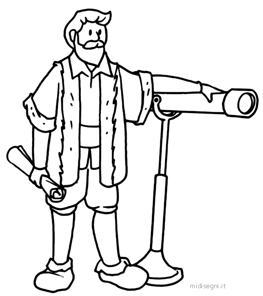 galileo galilei coloring pages - photo #3